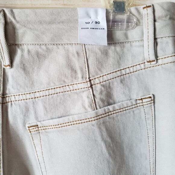 Good American High-Rise 5-Pocket Styling 100% Cotton Jeans in Bone001 - Picture 5 of 8